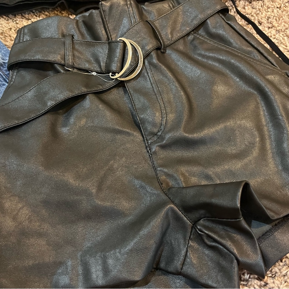 Brand New leather Shorts from H&M
